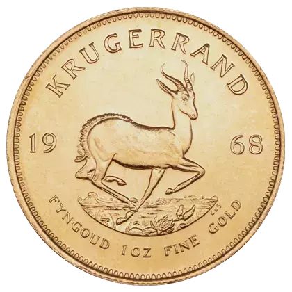 Le krugerrand : opportunité d'achat en ligne avantageuse